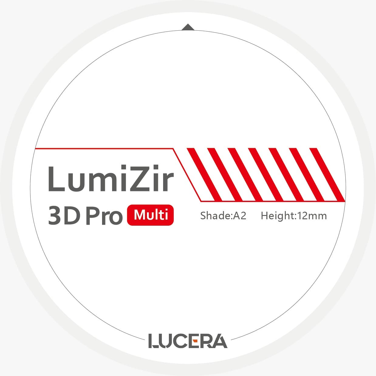 Disque zircone multicouche 3D Pro