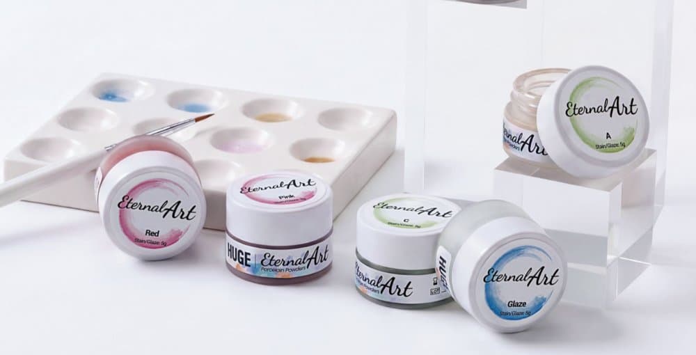 Maquillants et glaze pour zircone