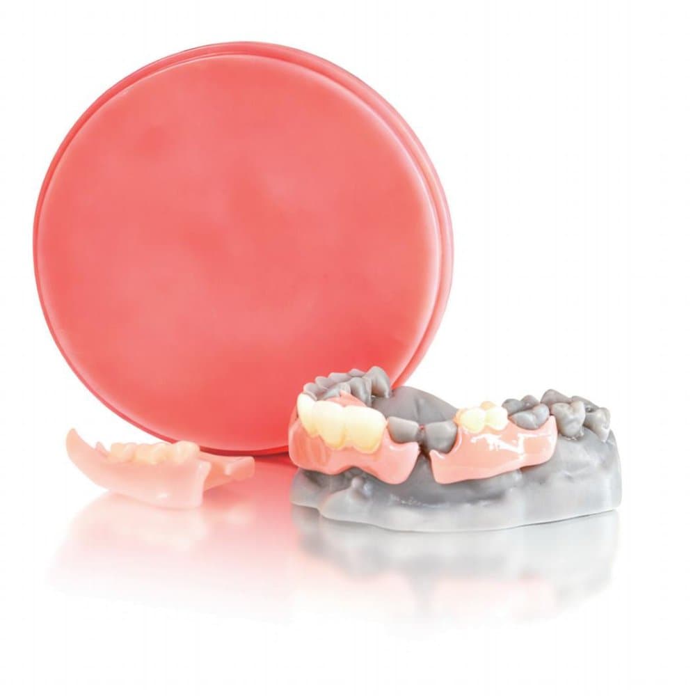 Disque PMMA rose gencive