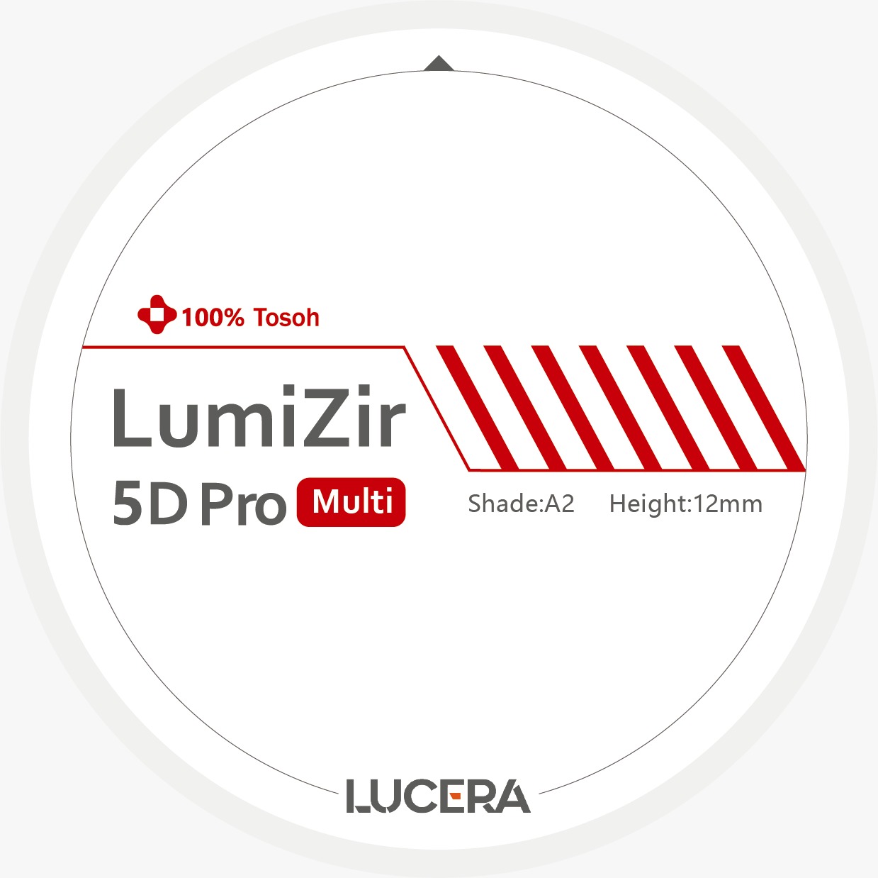 Disque zircone multicouche 5D